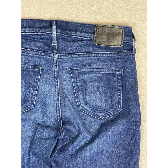 True Religion Jeans Womens 25 Blue Casey Low Rise Super Skinny Denim - Picture 11 of 13